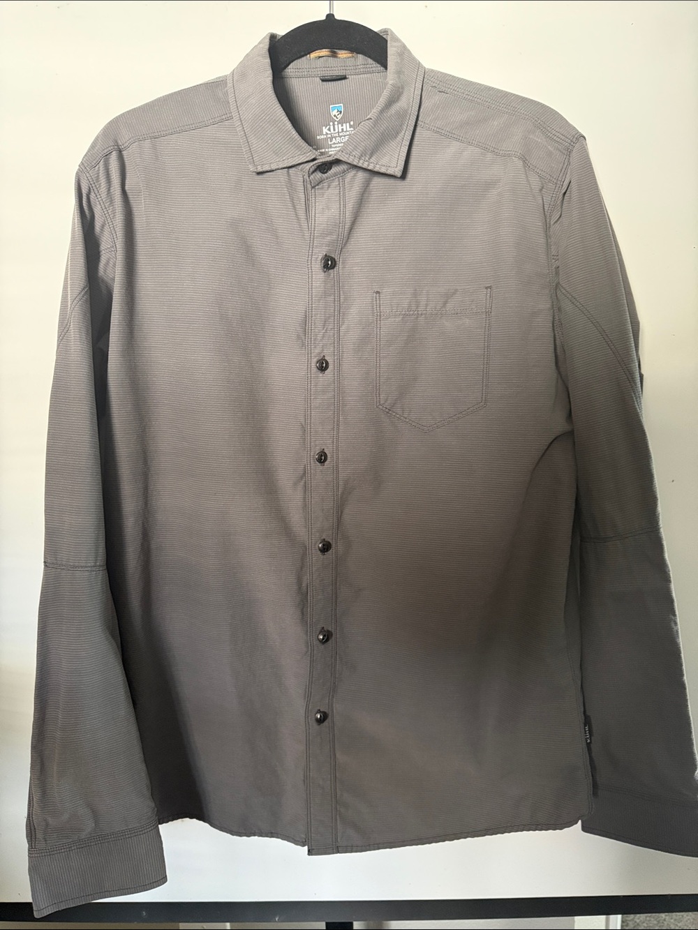 Kuhl Men's Button-Down Shirt - Gray